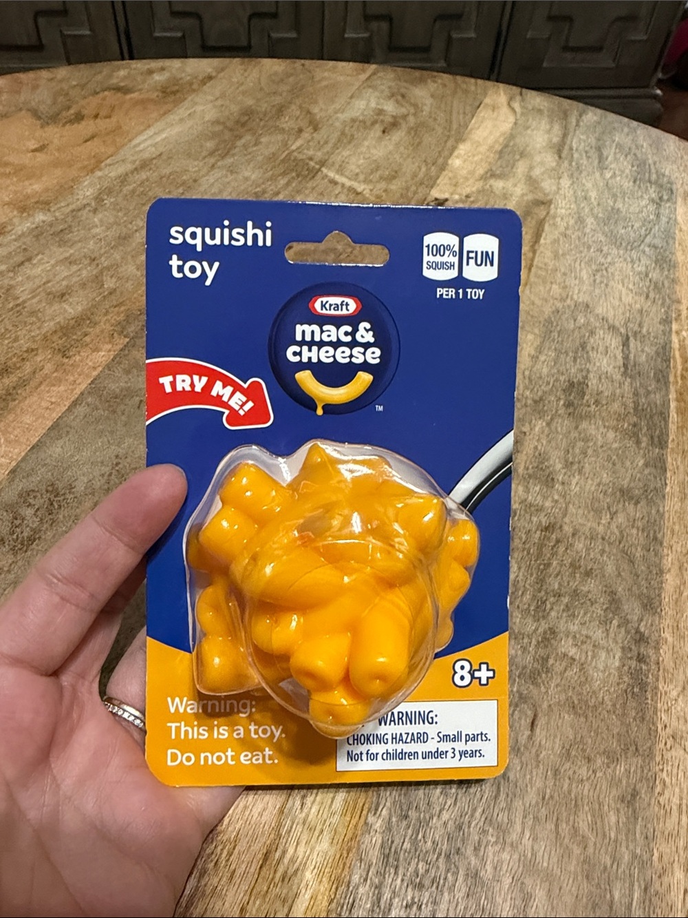 Mac & Cheese Squishi Sensory Toy - Yellow